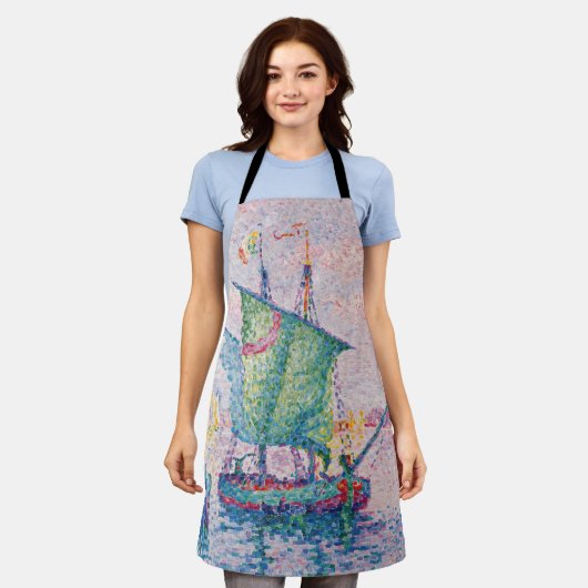 Paul Signac - Venetië, de roze wolk Schort (Gedragen)