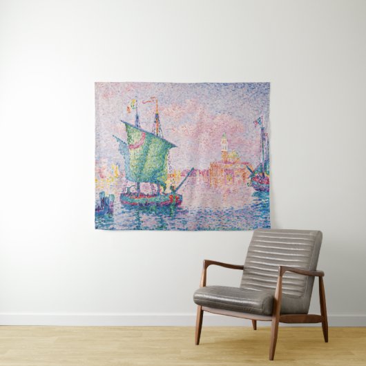 Paul Signac - Venetië, de roze wolk Wandkleed (In Situ (horizontaal))