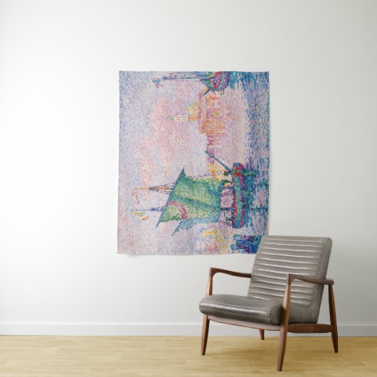 Paul Signac - Venetië, de roze wolk Wandkleed (In situ)