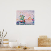 Paul Signac Venice, de roze wolk Poster (Keuken)