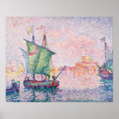 Paul Signac Venice, de roze wolk Poster (Voorkant)