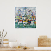 Paul Signac - verzegeling van de Tuna-vloot in Gro Poster (Keuken)