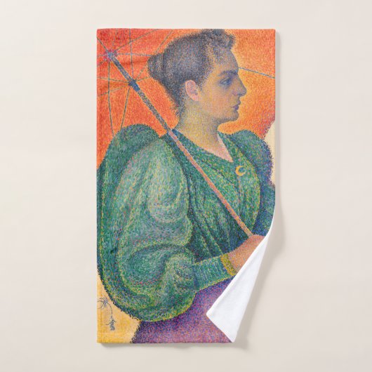 Paul Signac - Vrouw met een Parasol Bad Handdoek (Handdoek)