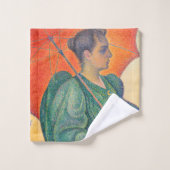 Paul Signac - Vrouw met een Parasol Bad Handdoek (Wasdoekje)