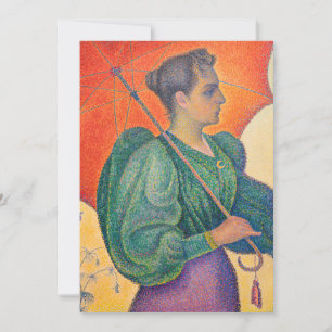 Paul Signac - Vrouw met een Parasol Kaart