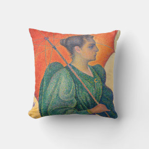 Paul Signac - Vrouw met een parasol Kussen