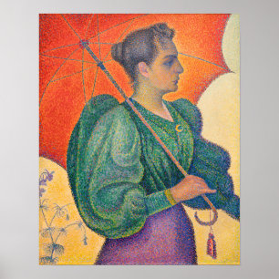 Paul Signac - Vrouw met een Parasol Poster