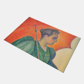 Paul Signac - Vrouw met parasol Deurmat (Schuin)