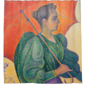 Paul Signac - Vrouw met parasol Douchegordijn (Voorkant)