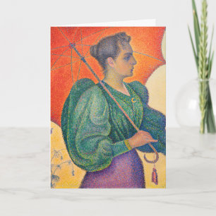 Paul Signac - Vrouw met parasol Kaart