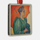 Paul Signac - Vrouw met parasol Metalen Ornament (Rechts)