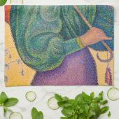 Paul Signac - Vrouw met parasol Theedoek (Gevouwen)