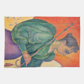 Paul Signac - Vrouw met parasol Theedoek (Horizontaal)