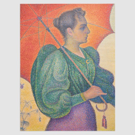 Paul Signac - Vrouw met parasol Tissuepapier