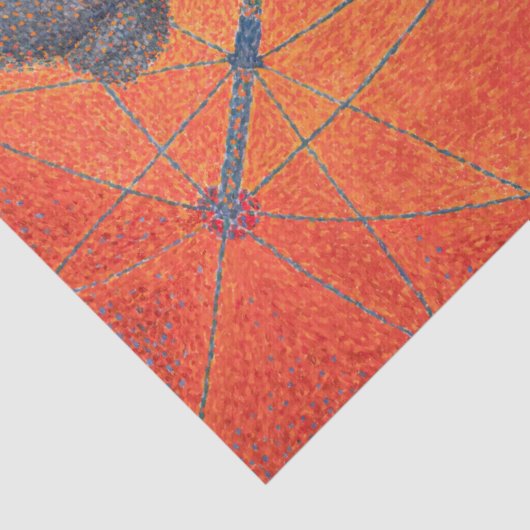 Paul Signac - Vrouw met parasol Tissuepapier (Detail)