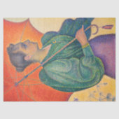 Paul Signac - Vrouw met parasol Tissuepapier (Voorkant)