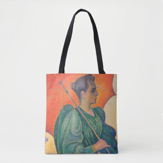 Paul Signac - Vrouw met parasol Tote Bag (Voorkant)