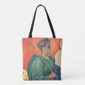 Paul Signac - Vrouw met parasol Tote Bag (Achterkant)