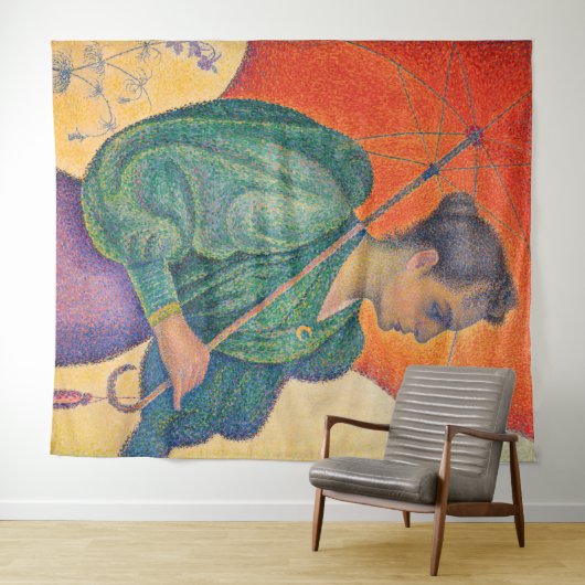 Paul Signac - Vrouw met parasol Wandkleed (In Situ (horizontaal))