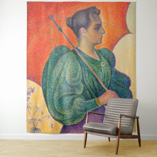 Paul Signac - Vrouw met parasol Wandkleed (In situ)