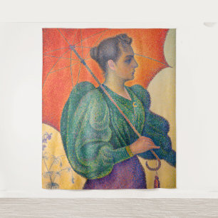 Paul Signac - Vrouw met parasol Wandkleed