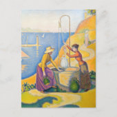 Paul Signac - Vrouwen aan de Nou Briefkaart (Voorkant)