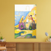 Paul Signac - Vrouwen aan de Nou Canvas Afdruk (Insitu (Woonkamer))