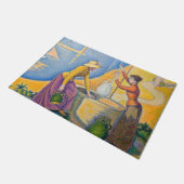 Paul Signac - Vrouwen aan de Nou Deurmat (Schuin)