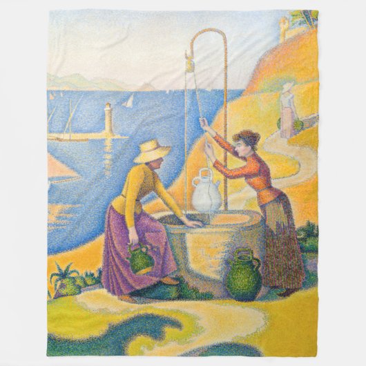 Paul Signac - Vrouwen aan de Nou Fleece Deken (Voorkant)