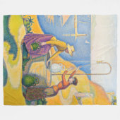 Paul Signac - Vrouwen aan de Nou Fleece Deken (Voorkant (Horizontaal))