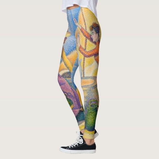 Paul Signac - Vrouwen aan de Nou Leggings (Links)