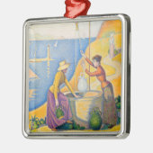 Paul Signac - Vrouwen aan de Nou Metalen Ornament (Links)