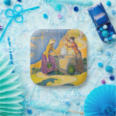 Paul Signac - Vrouwen aan de Nou Papieren Bordje (Feest)