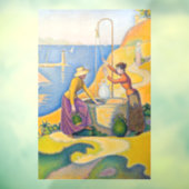 Paul Signac - Vrouwen aan de Nou Raamsticker (Vel 3)