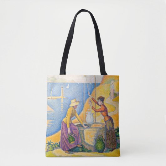 Paul Signac - Vrouwen aan de Nou Tote Bag (Voorkant)