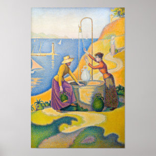 Paul Signac - Vrouwen bij de Waterput Poster
