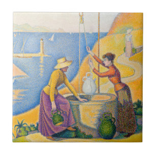 Paul Signac - Vrouwen bij de Waterput Tegeltje