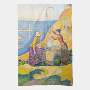 Paul Signac - Vrouwen bij de Waterput Theedoek