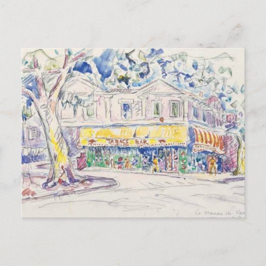 paul signc maison de van gogh arles 1933 briefkaart (Voorkant)