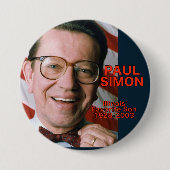 Paul Simon Illinois Favorite Son Button (Voorkant)