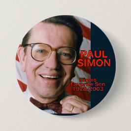 Paul Simon Illinois Favorite Son Button