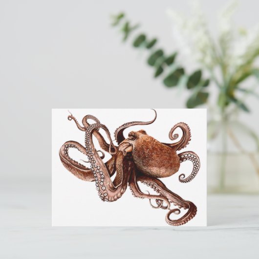 Paul The Octopus Briefkaart (Staand voorkant)