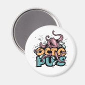 Paul The Octopus Tekening Magnet (Voorkant / Achterkant)