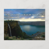 Paul Valery Inspirerend Quote "Wakker worden" Briefkaart (Voorkant)