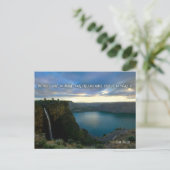 Paul Valery Inspirerend Quote "Wakker worden" Briefkaart (Staand voorkant)