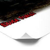 Paul Verlaine's Poem on a White Paper Perfect Poster (Hoek)