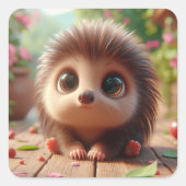 "Paul" Vierkante Sticker (Voorkant)