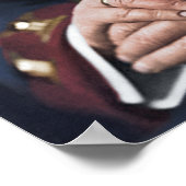 Paul von Hindenburg 1914 Gekleurd Poster (Hoek)