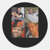 Paul Walker Collage Sticker (Voorkant)
