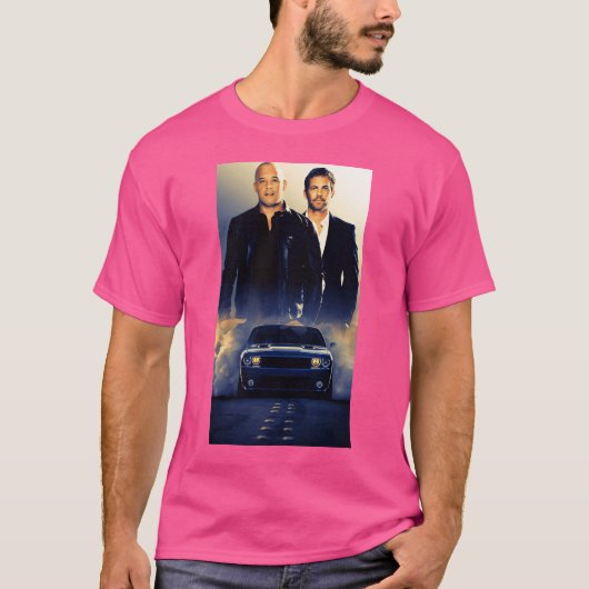 Paul Walker Vin Diesel T-shirt (Voorkant)